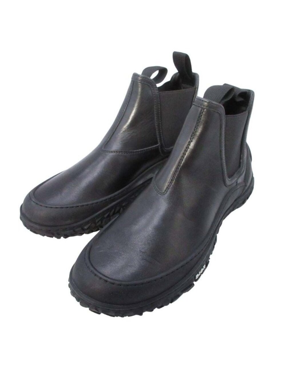 Dior Homme Side Gore Boots Chelsea Leather Shoes 40 Black - Picture 3 of 11